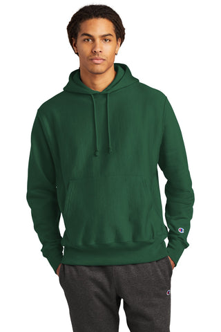 Champion Reverse Weave Hooded Sweatshirt (Dark Green)