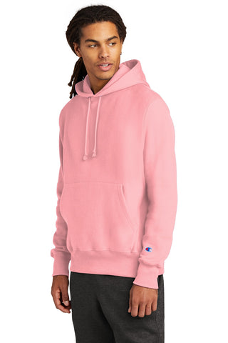 Champion Reverse Weave Hooded Sweatshirt (Pink Candy)