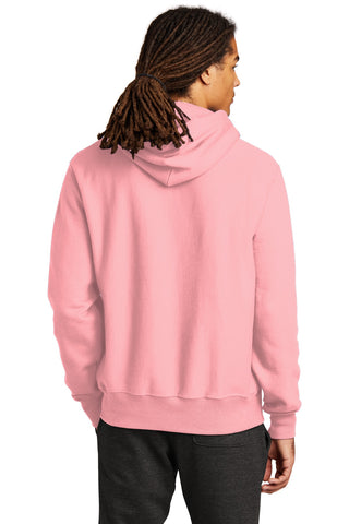 Champion Reverse Weave Hooded Sweatshirt (Pink Candy)