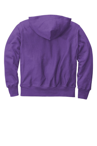 Champion Reverse Weave Hooded Sweatshirt (Purple)