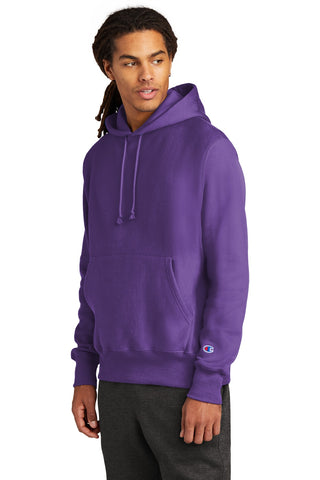 Champion Reverse Weave Hooded Sweatshirt (Purple)