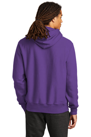 Champion Reverse Weave Hooded Sweatshirt (Purple)