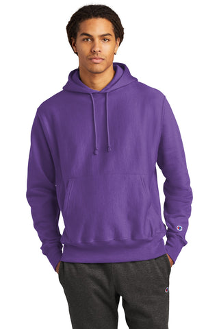 Champion Reverse Weave Hooded Sweatshirt (Purple)