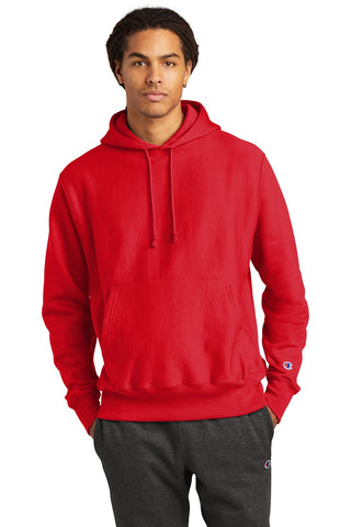 Champion Reverse Weave Hooded Sweatshirt (Red)
