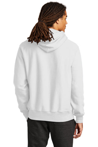 Champion Reverse Weave Hooded Sweatshirt (White)
