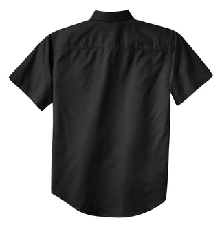 Port Authority Short Sleeve Twill Shirt (Black)