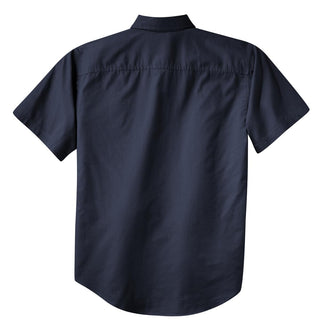 Port Authority Short Sleeve Twill Shirt (Classic Navy)