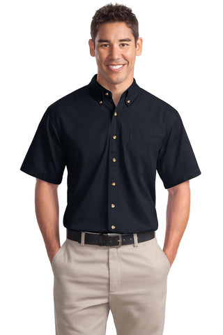 Port Authority Short Sleeve Twill Shirt (Classic Navy)