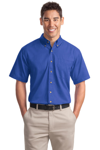 Port Authority Short Sleeve Twill Shirt (Faded Blue)