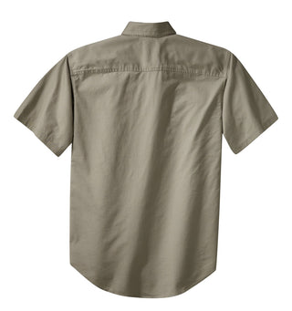 Port Authority Short Sleeve Twill Shirt (Khaki)