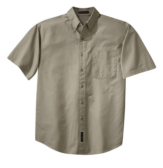 Port Authority Short Sleeve Twill Shirt (Khaki)