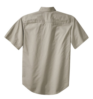 Port Authority Short Sleeve Twill Shirt (Stone)