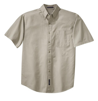 Port Authority Short Sleeve Twill Shirt (Stone)