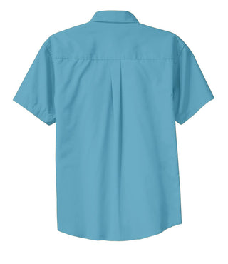 Port Authority Short Sleeve Easy Care Shirt (Maui Blue)