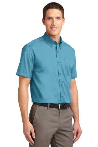 Port Authority Short Sleeve Easy Care Shirt (Maui Blue)