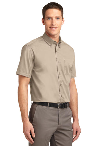 Port Authority Short Sleeve Easy Care Shirt (Stone)