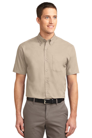 Port Authority Short Sleeve Easy Care Shirt (Stone)