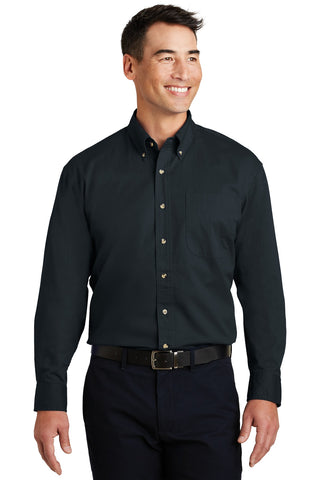 Port Authority Long Sleeve Twill Shirt (Classic Navy)