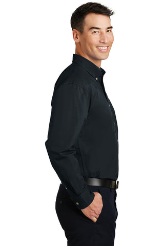 Port Authority Long Sleeve Twill Shirt (Classic Navy)