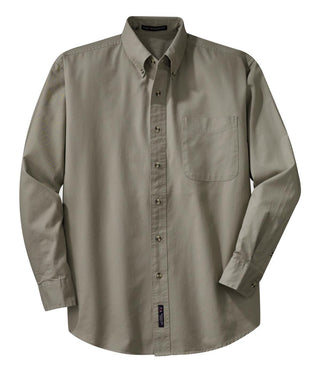 Port Authority Long Sleeve Twill Shirt (Khaki)