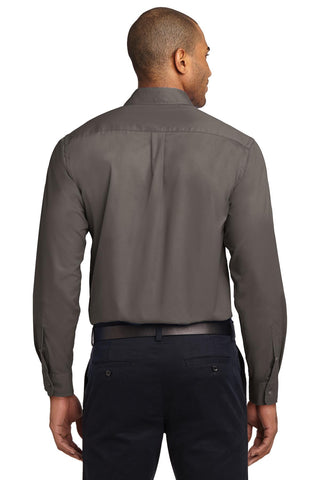 Port Authority Extended Size Long Sleeve Easy Care Shirt (Bark)