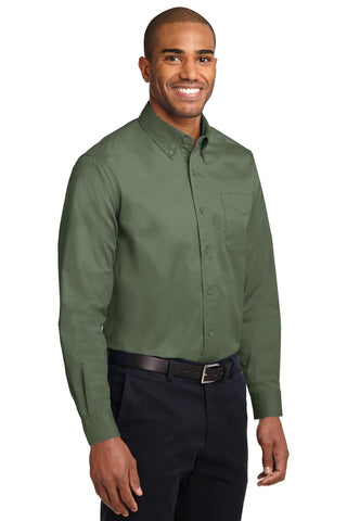 Port Authority Extended Size Long Sleeve Easy Care Shirt (Clover Green)