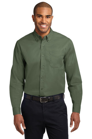 Port Authority Extended Size Long Sleeve Easy Care Shirt (Clover Green)