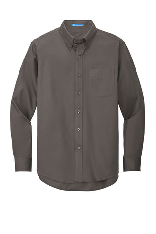 Port Authority Extended Size Long Sleeve Easy Care Shirt (Bark)