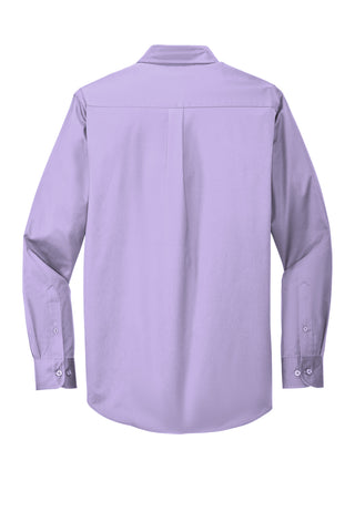 Port Authority Extended Size Long Sleeve Easy Care Shirt (Bright Lavender)