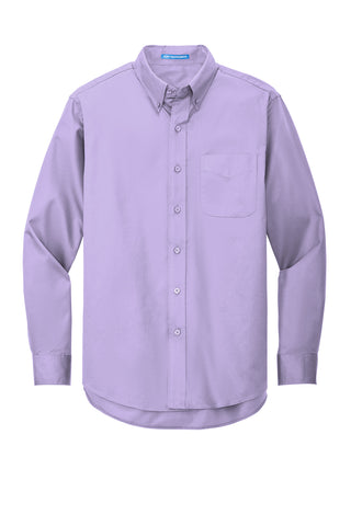 Port Authority Extended Size Long Sleeve Easy Care Shirt (Bright Lavender)