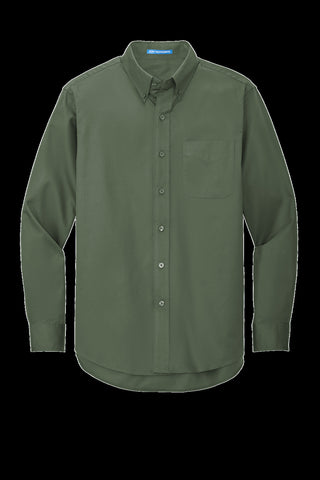 Port Authority Long Sleeve Easy Care Shirt (Clover Green)