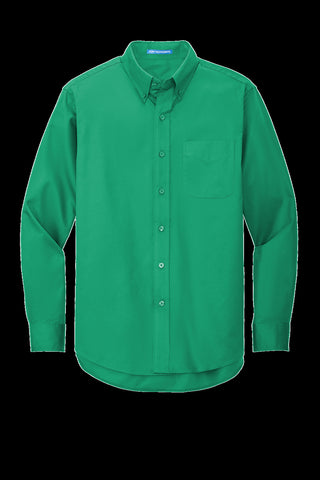 Port Authority Extended Size Long Sleeve Easy Care Shirt (Court Green)