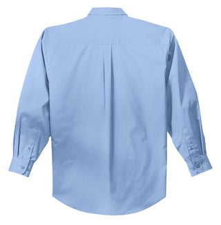 Port Authority Tall Long Sleeve Easy Care Shirt (Light Blue/ Light Stone)