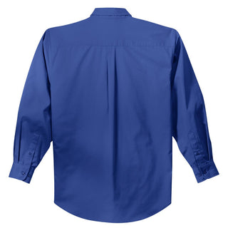 Port Authority Extended Size Long Sleeve Easy Care Shirt (Royal/ Classic Navy)