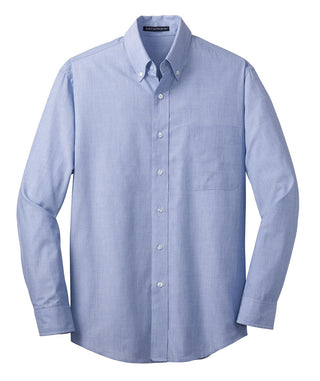 Port Authority Crosshatch Easy Care Shirt (Chambray Blue)