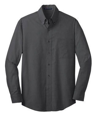 Port Authority Crosshatch Easy Care Shirt (Soft Black)