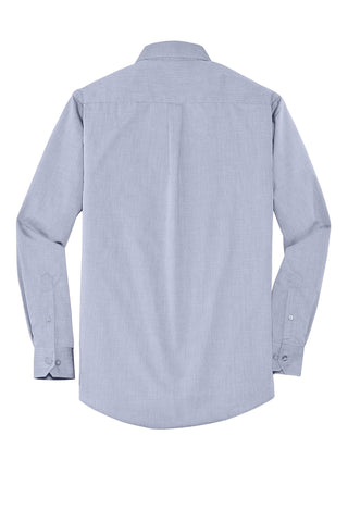 Port Authority Crosshatch Easy Care Shirt (Navy Frost)