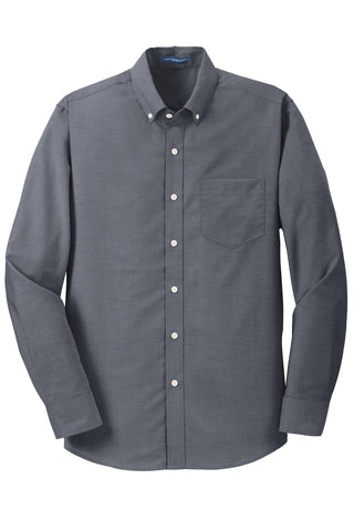 Port Authority SuperPro Oxford Shirt (Black)