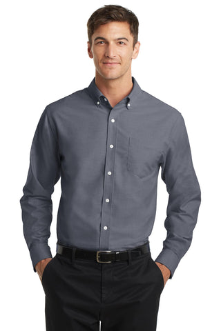 Port Authority SuperPro Oxford Shirt (Black)