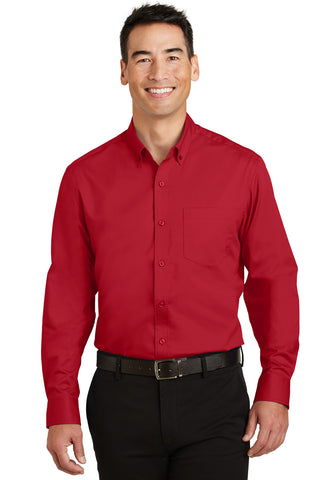 Port Authority SuperPro Twill Shirt (Rich Red)