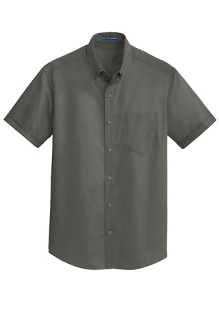 Port Authority Short Sleeve SuperPro Twill Shirt (Sterling Grey)