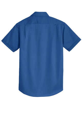 Port Authority Short Sleeve SuperPro Twill Shirt (True Blue)