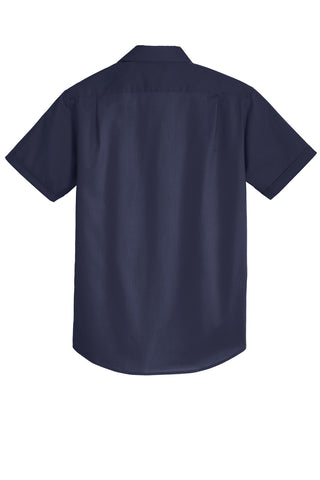 Port Authority Short Sleeve SuperPro Twill Shirt (True Navy)