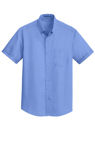 Port Authority Short Sleeve SuperPro Twill Shirt (Ultramarine Blue)