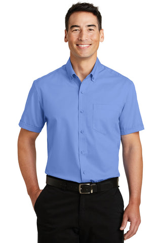 Port Authority Short Sleeve SuperPro Twill Shirt (Ultramarine Blue)