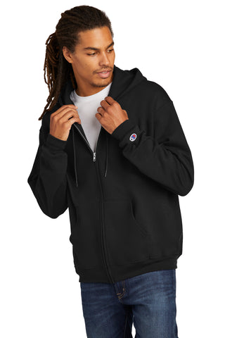 Champion Powerblend Full-Zip Hoodie (Black)