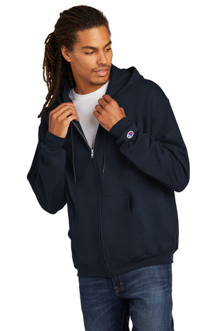 Champion Powerblend Full-Zip Hoodie (Navy)