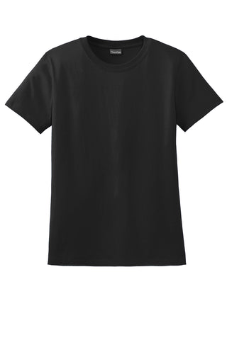 Hanes Ladies Perfect-T Cotton T-Shirt (Black)