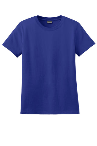 Hanes Ladies Perfect-T Cotton T-Shirt (Deep Royal)