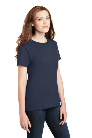 Hanes Ladies Perfect-T Cotton T-Shirt (Navy)
